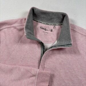 Walter Hagen Performance 11 Classic Quarter Zip Golf Pullover Pink Large